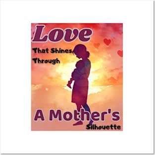 Mothers day, Love That Shines Through: A Mother's Silhouette, Spoiling Mom,  Mom Gift, Posters and Art